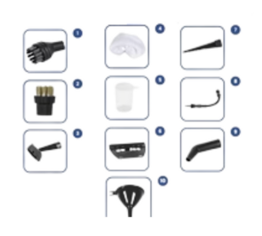 10 accessoires + kit de voyage